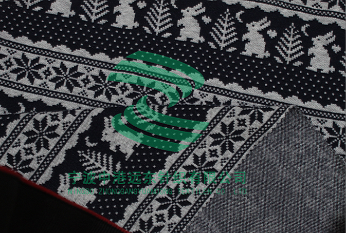 Electronic Jacquard Double Knit With Spancex y/d(图1)