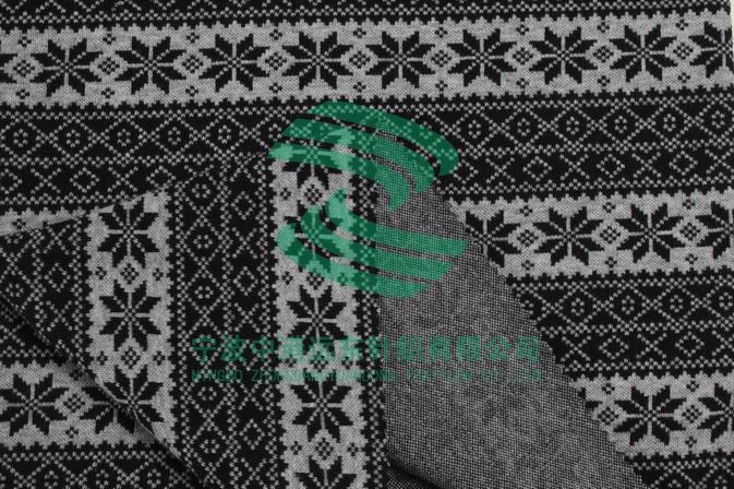 Electronic Jacquard Double Knit With Spancex y/d(图1)