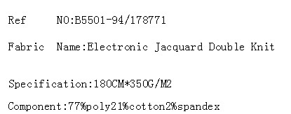 Electronic Jacquard Double Knit(图2)