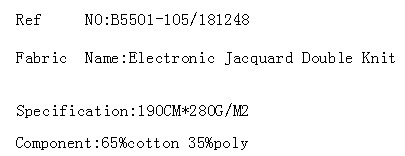 Electronic Jacquard Double Knit(图2)
