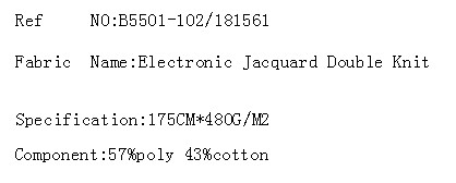 Electronic Jacquard Double Knit(图2)