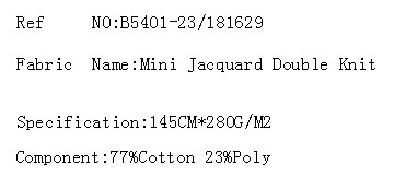 Mini Jacquard Double Knit(图2)
