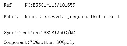 Electronic Jacquard Double Knit(图2)