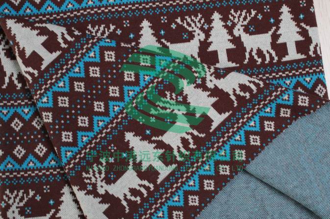 Electronic Jacquard Double Knit With Spancex y/d(图1)