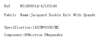 Jacquard Double Knit With Spandex(图2)