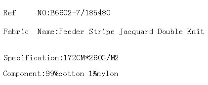 Feeder Stripe Jacquard Double Knit(图2)