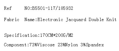 Electronic Jacquard Double Knit(图2)
