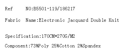 Electronic Jacquard Double Knit(图2)