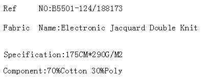 Electronic Jacquard Double Knit(图2)