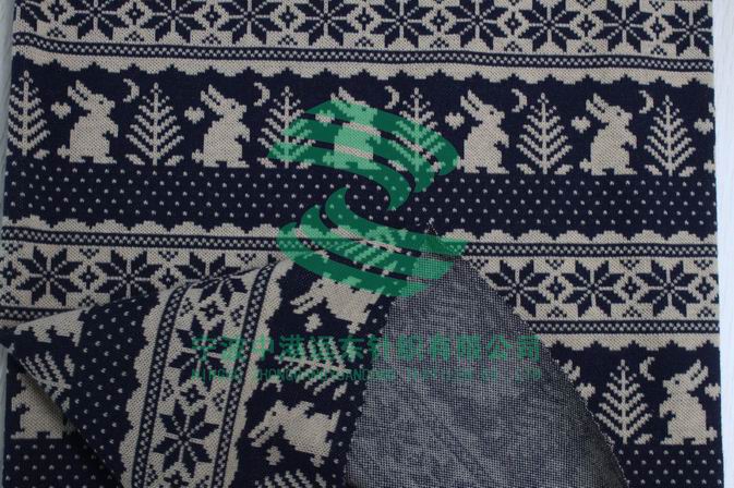 Electronic Jacquard Double Knit With Spancex y/d(图1)