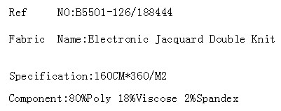 Electronic Jacquard Double Knit(图2)