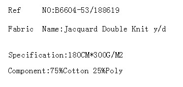 Jacquard Double Knit y/d(图2)