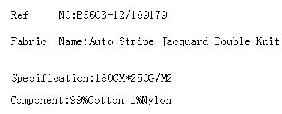Auto Stripe Jacquard Double Knit(图2)