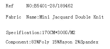 Mini Jacquard Double Knit(图2)